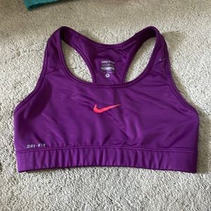 Nike dri fit sports bra never worn.